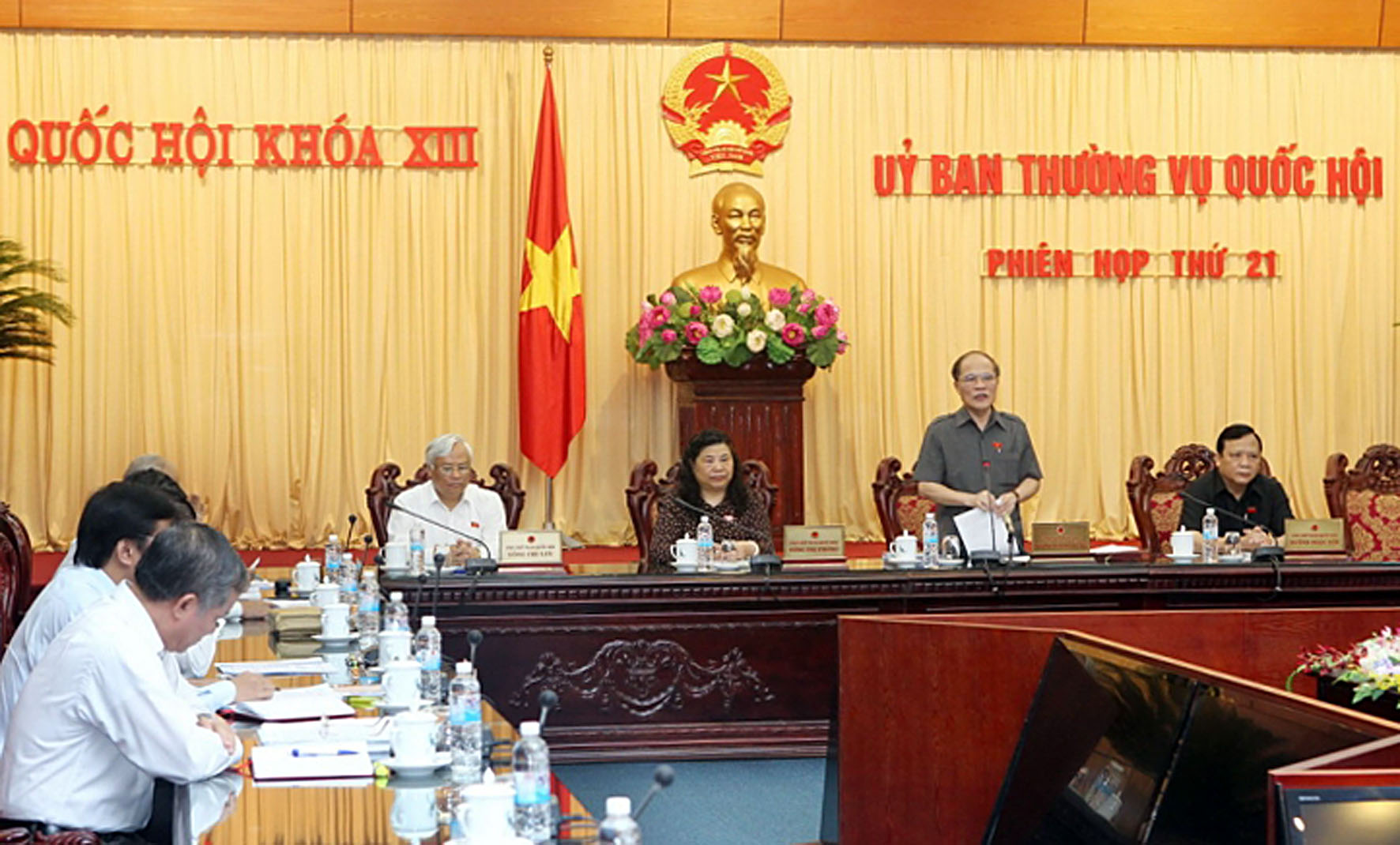 ສືບຕໍ່ກອງປະຊຸມຄັ້ງທີ 21 ຄະນະປະຈຳ ສະພາແຫ່ງຊາດ